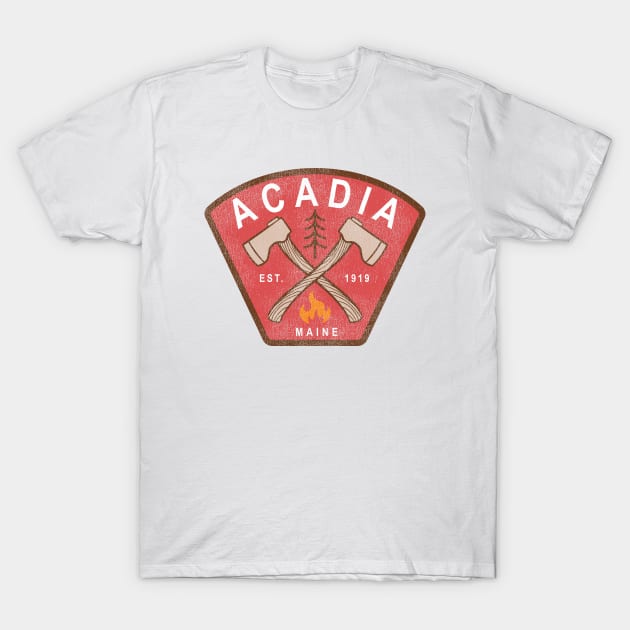 Acadia National Park Maine Camping Hiking Outdoor Adventure T-Shirt by Eureka Shirts